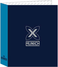 Ringpärm Munich Nautic Marinblå A4 27 x 33 x 6 cm