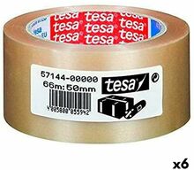 Självhäftande band TESA Förpackning Extra stark Transparent PVC 50 mm x 66 m