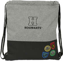 Skopåse med remmar Harry Potter House of champions Svart Grå 35 x 40 x 1 cm