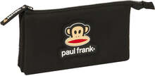 Tredubbel Carry-all Paul Frank Join the fun Svart 22 x 12 x 3 cm