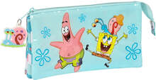 Tredubbel Carry-all Spongebob Stay positive Blå Vit