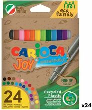 Tuschpennor Carioca Joy Eco Family 24 Delar Multicolour