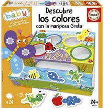 Utbildningsspel Educa Descubre los Colores con La Mariposa Greta