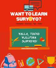 Want to learn Suryoyo?: - as it´s spoken by examples and practices – E-bok – Laddas ner