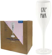 CHEERS Champagneglas - Grl pwr - 6-pack