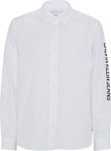 Calvin Klein Jeans Twill Logo Shirt White