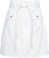 Tommy Hilfiger Women Organic Badge Skirt White