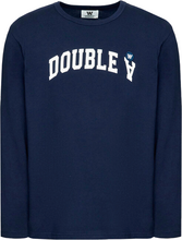 Wood Wood Double A Patch L/S Tee Navy