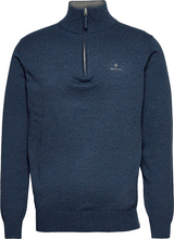GANT Knit 1/4 Zip Pullover Jeansblue