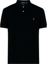 Ralph Lauren Custom Slim Fit Polo Black