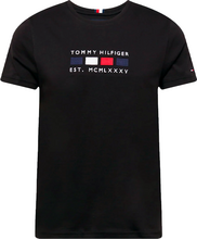 Tommy Hilfiger Essential Flag Logo Tee Black