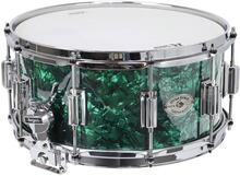 Rogers DynaSonic 14×6.5 Wood Shell Snare Beavertail Lug – Green Marine Pearl