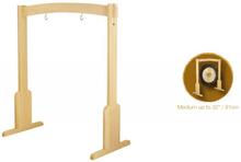 Gong Stand, Medium, Beech Wood, up to 34''/86cm Gong