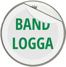 Logotryck, bastrumma - avtagbart (Avtagbart tryck)