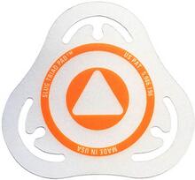 Slug Percussion Triad Batter Badge – Orange