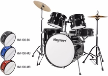 Hayman HM-100 Drum Set Metallic blå