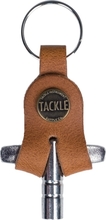 Tackle Leather Drum Key - trumnyckel med läderfodral (Saddle Tan)