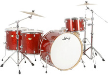 Ludwig Centennial Zep Set RS, Red Sparkle