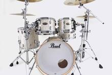 Pearl Session Studio Select 4 pc Shell Pack, Nicotine White Marine Pearl