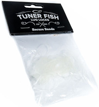 Tuner fish - secure band clear (50-pack)