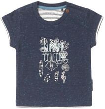 noppies Rundhals-Shirt sommerlich stylisches Kinder T-Shirt mit Muschel-Print Navy