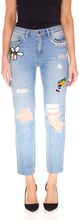 LTB Lina Damen Baumwoll-Hose High Waist Jeans in Zigaretten-Form 51049 13677 50892 Hellblau