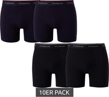10er Pack McGREGOR Boxershorts nachhaltige Herren Baumwoll-Unterwäsche 8720618177995 Blau oder Schwarz