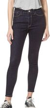ESPRIT Damen Shaping-Jeans nachhaltige 5-Pocket Skinny Denim-Hose aus Bio-Baumwolle 52578601 Dunkel-Blau