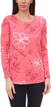KangaROOS Sweatshirt Damen Baumwoll-Pulli mit verschiedenen Prints 61261202 Rosa/Rot