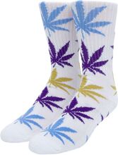 HUF Plantlife lange Socken mit Blätter-Print Freizeit-Strümpfe One Size SK00638 Weiß