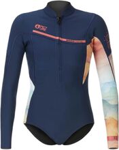 Picture Organic Clothing Damen Neopren-Anzug nachhaltiger Badeanzug mit Reißverschluss WVT217 Blau