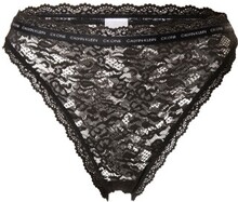 Calvin Klein Truser CK One Lace Brazilian High Waist Svart nylon Small Dame