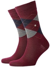 Burlington Strømper Edinburgh Wool Sock Mørkrød Str 40/46 Herre