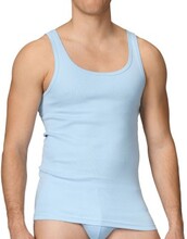 Calida Twisted Athletic Shirt 12010 Lysblå bomull Medium Herre