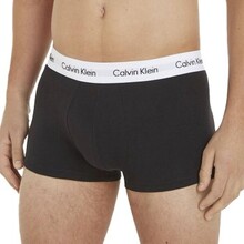 Calvin Klein 3P Cotton Stretch Low Rise Trunks Sort bomuld Small Herre