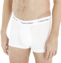 Calvin Klein 3P Cotton Stretch Low Rise Trunks Hvid bomuld Small Herre