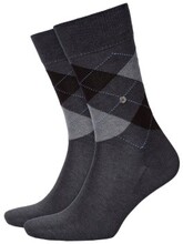 Burlington Manchester Mercerised Cotton Sock Grau Gr 40/46 Herren