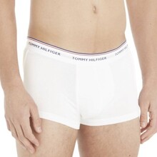 Tommy Hilfiger 3P Premium Essentials Low Rise Trunk Hvid bomuld Small Herre