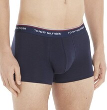 Tommy Hilfiger 3P Premium Essentials Low Rise Trunk Blå bomuld Small Herre
