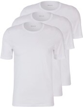 BOSS 3P Classic Crew Neck T-shirt Hvid bomuld Small Herre