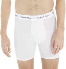 Calvin Klein 3P Cotton Stretch Boxer Brief Hvid bomuld Small Herre