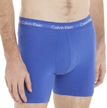 Calvin Klein 3P Cotton Stretch Boxer Brief Blå bomull Small Herre