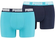 Puma 2P Basic Boxer Aqua bomull Medium Herre