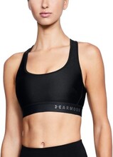 Under Armour Bh Mid Crossback Sport Bra Sort polyester Small Dame