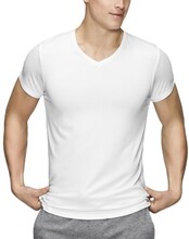 JBS of Denmark Bamboo Blend V-neck T-shirt Hvid Medium Herre