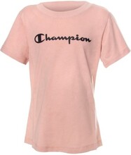 Champion Classics Crewneck T-shirt For Girls Gammelrosa bomuld 122-128