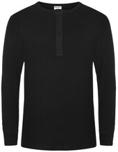 Resteröds Organic Cotton Grandpa Long Sleeve Svart økologisk bomull Small Herre