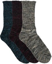 Resteröds Strømper 3P Recycled Socks Mixed Str 40/45