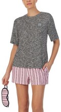 DKNY 100 DKNY Short Pj Set Grå/Rosa Small Dame