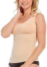 Magic Distinguished Tone Your Body Tanktop Caffe latte Small Dame